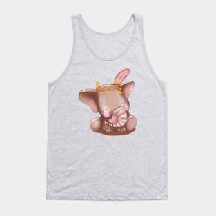 Elephant and Butterfly Tank Top